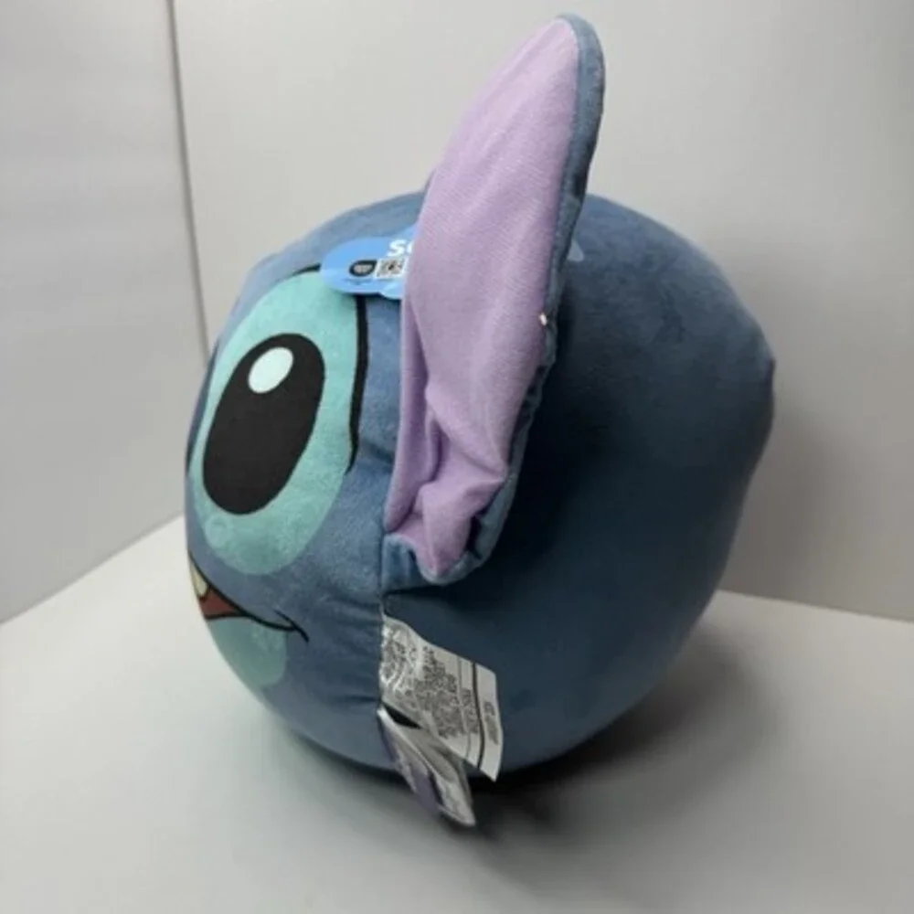 Disney Stitch Pillow Travel Cloud Pillow Plush Squish Face Plush Lilo Stitch NWT